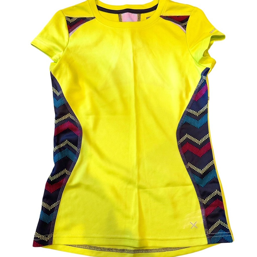 Xhilaration Sports Shortsleeve Tee Yellow Large Kids Like New